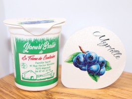 yaourt brassé demi-écrémé myrtille – 125g