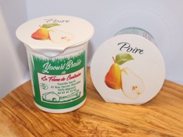 yaourt brassé demi-écrémé poire – 125g