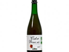 Cidre demi-sec bio – 75cl –...