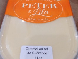 Glace caramel au sel de...