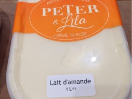 Glace au lait d'amande - 1L