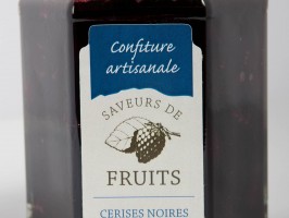 Confiture de cerises noires...