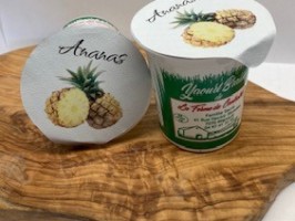 Yaourt brassé demi-écrémé ananas - 125gr